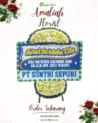 Papan Bunga Duka di Perkamil