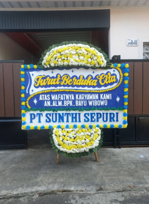Papan Bunga Duka di Perkamil